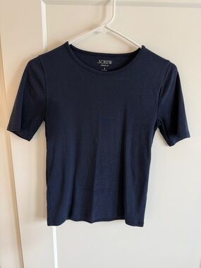 J. Crew navy short sleeve crew tee